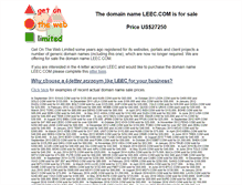 Tablet Screenshot of leec.com